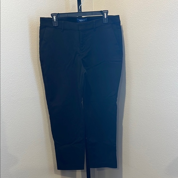 Old Navy Black Harper Chinos Mid rise. - Picture 1 of 4